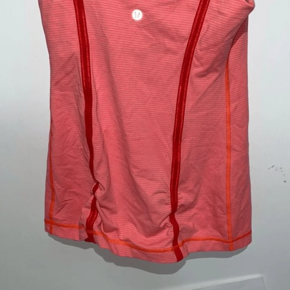 Lululemon Athletica Women's Wholehearted Scoop Neck Tank Top Orange Small Medium